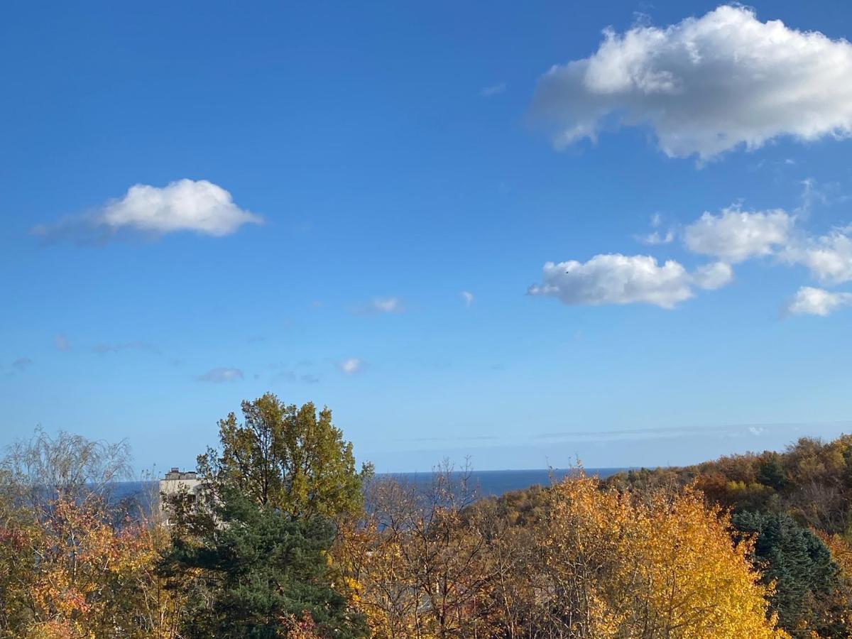 Apartament Horizon Z Widokiem Na Morze Gdynia Bagian luar foto