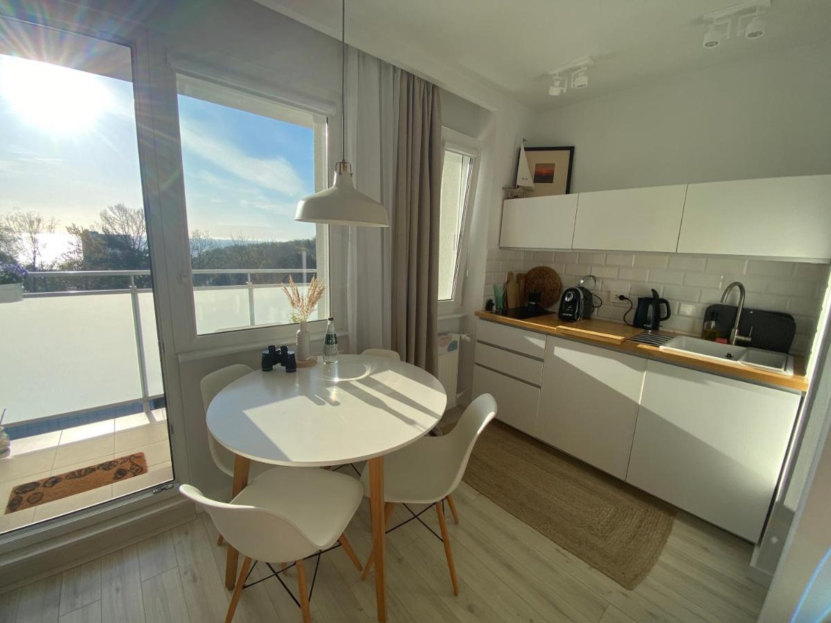 Apartament Horizon Z Widokiem Na Morze Gdynia Bagian luar foto